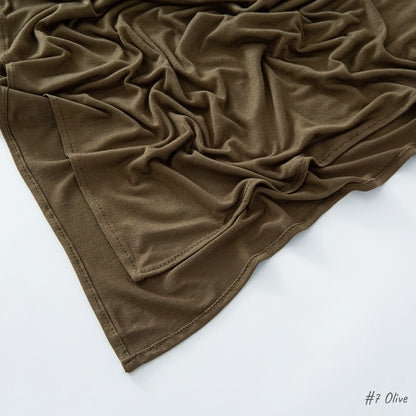 Modal Curling Mercerized Cotton Scarf Shawl