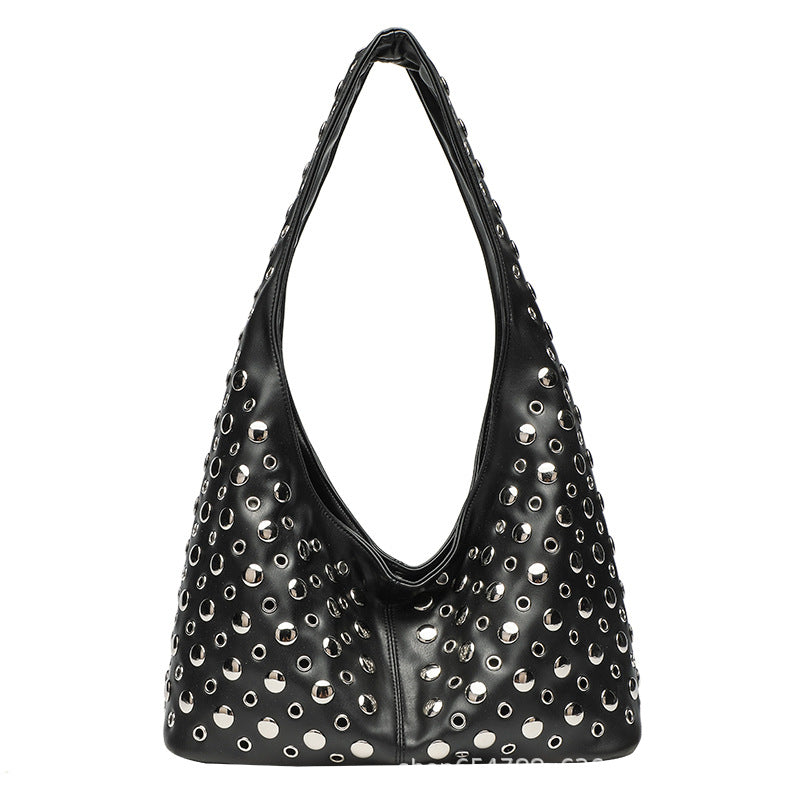 Trendy Cool Dot Rivet Shoulder Bag For Women