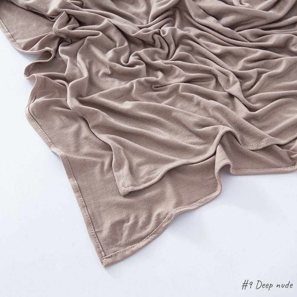 Modal Curling Mercerized Cotton Scarf Shawl