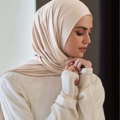 Modal Curling Mercerized Cotton Scarf Shawl