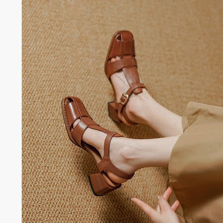 Premium Roman Style Hollow-out Women's Sandals