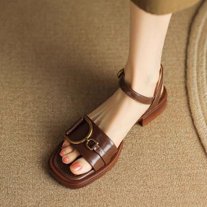 Women's Premium Thick-soled Leather All-match Sandals