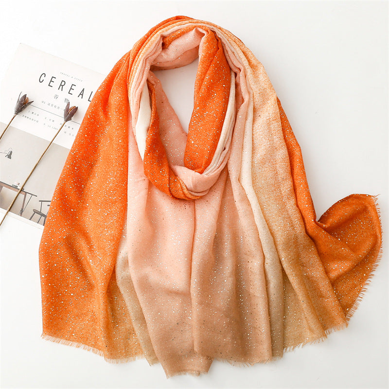 Cotton And Linen Scarf Shawl
