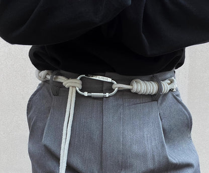Metal Braiding String Unisex Pant Belt