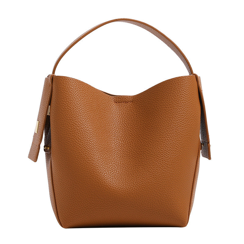 Simple Vintage Women Leather Handbag