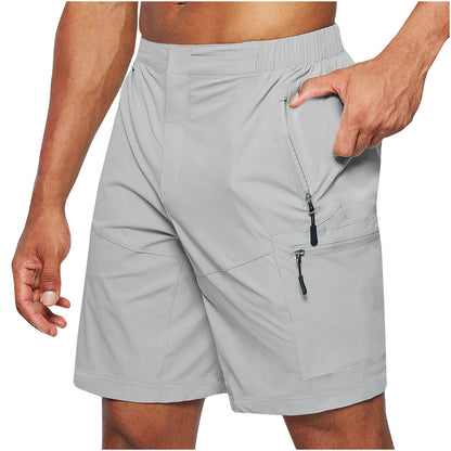 Men's Elastic Waist Strap Knee-Lenght Summer Shorts