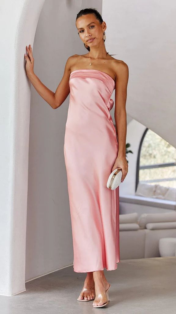 Elegant Backless Evening Midi Dress for Women