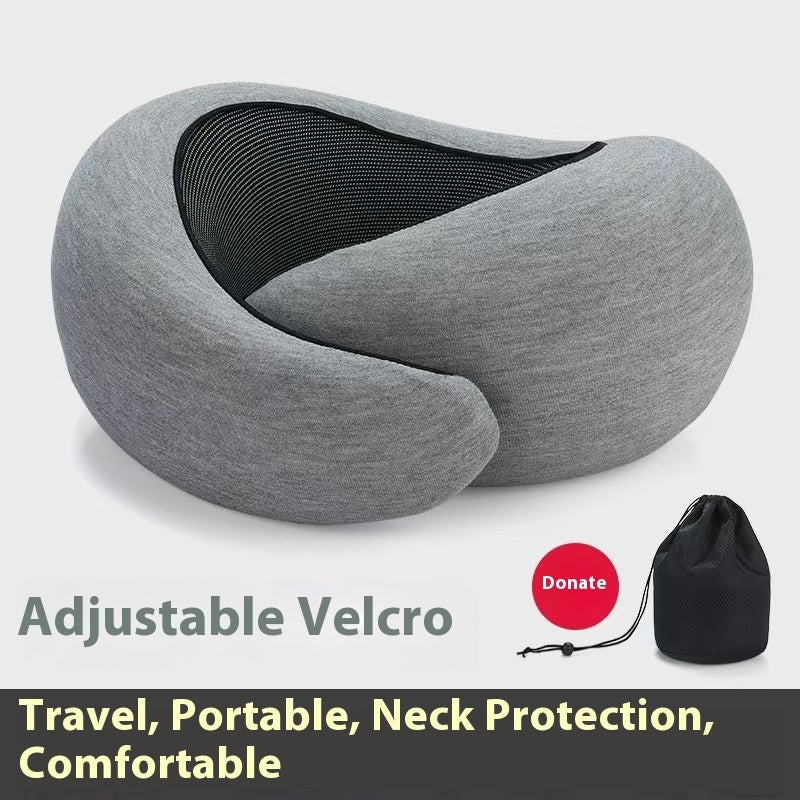 Adjustable Soft Memory Foam Travel Neck Pillow