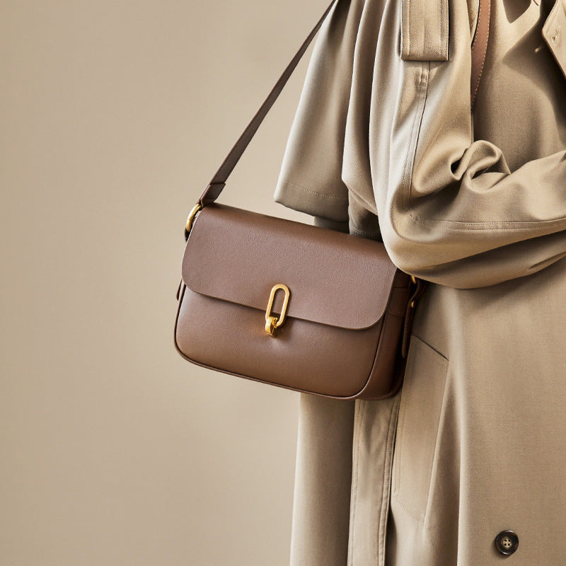 Genuine Leather Shoulder Crossbody Bag For Women