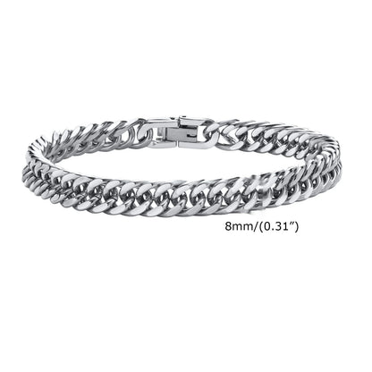 Men's Heavy Duty Stainless Steel Cuban Bracelet