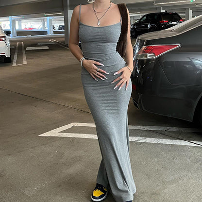 Maxi Spaghetti Strap Dress For Women