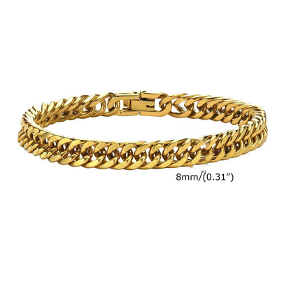 Men's Heavy Duty Stainless Steel Cuban Bracelet