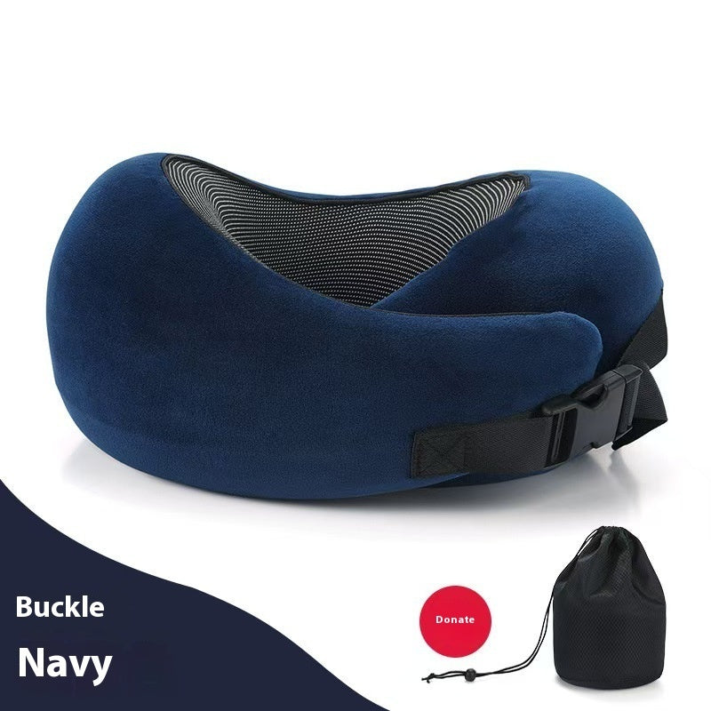 Adjustable Soft Memory Foam Travel Neck Pillow