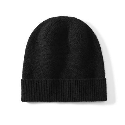 Pure Cashmere Wool Knitted Women's Hat
