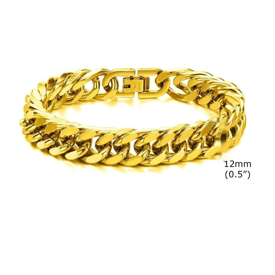 Men's Heavy Duty Stainless Steel Cuban Bracelet