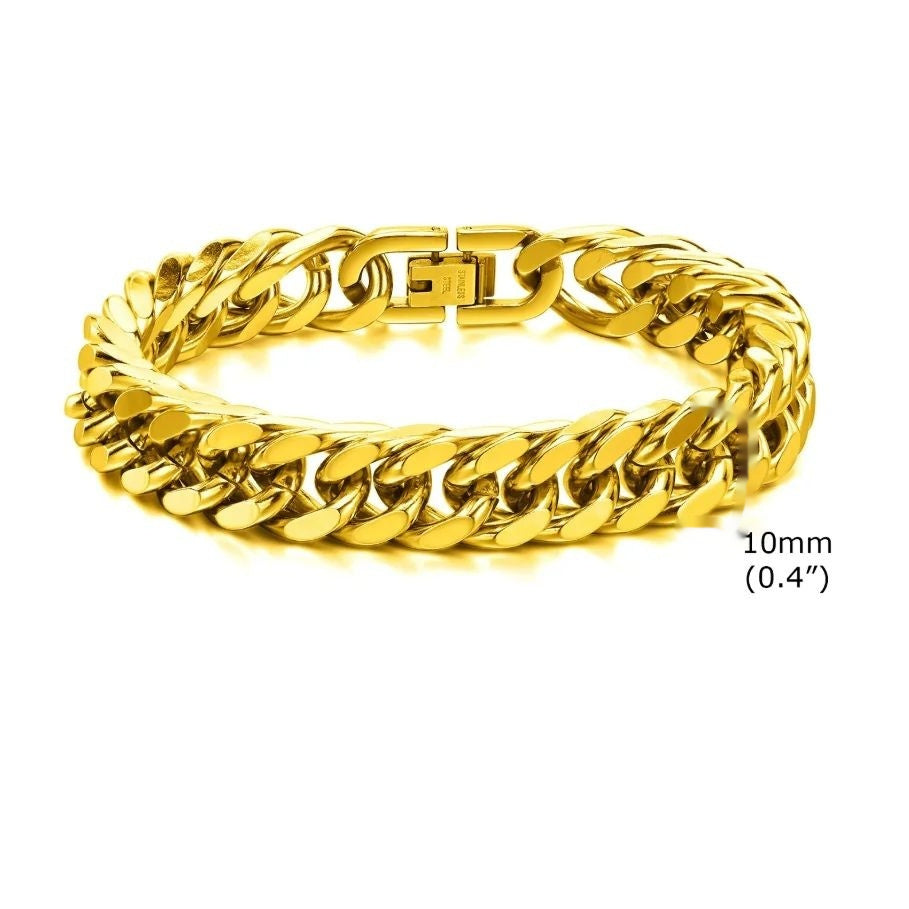 Men's Heavy Duty Stainless Steel Cuban Bracelet